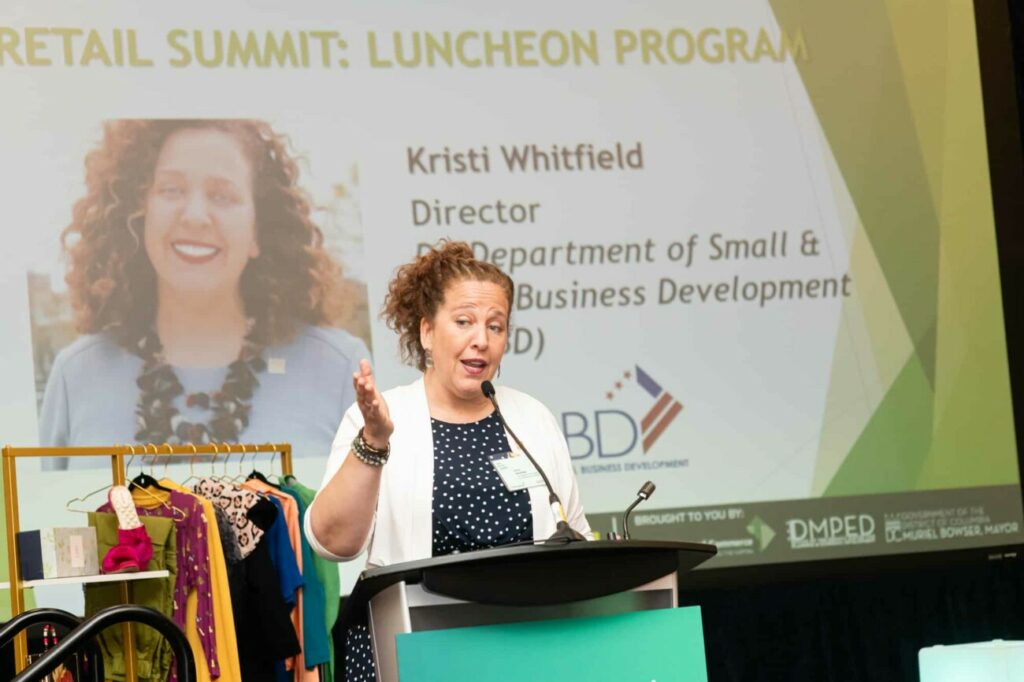 Kristi Whitfield, Director of the DC Department of Small and Local Development (DSLBD)